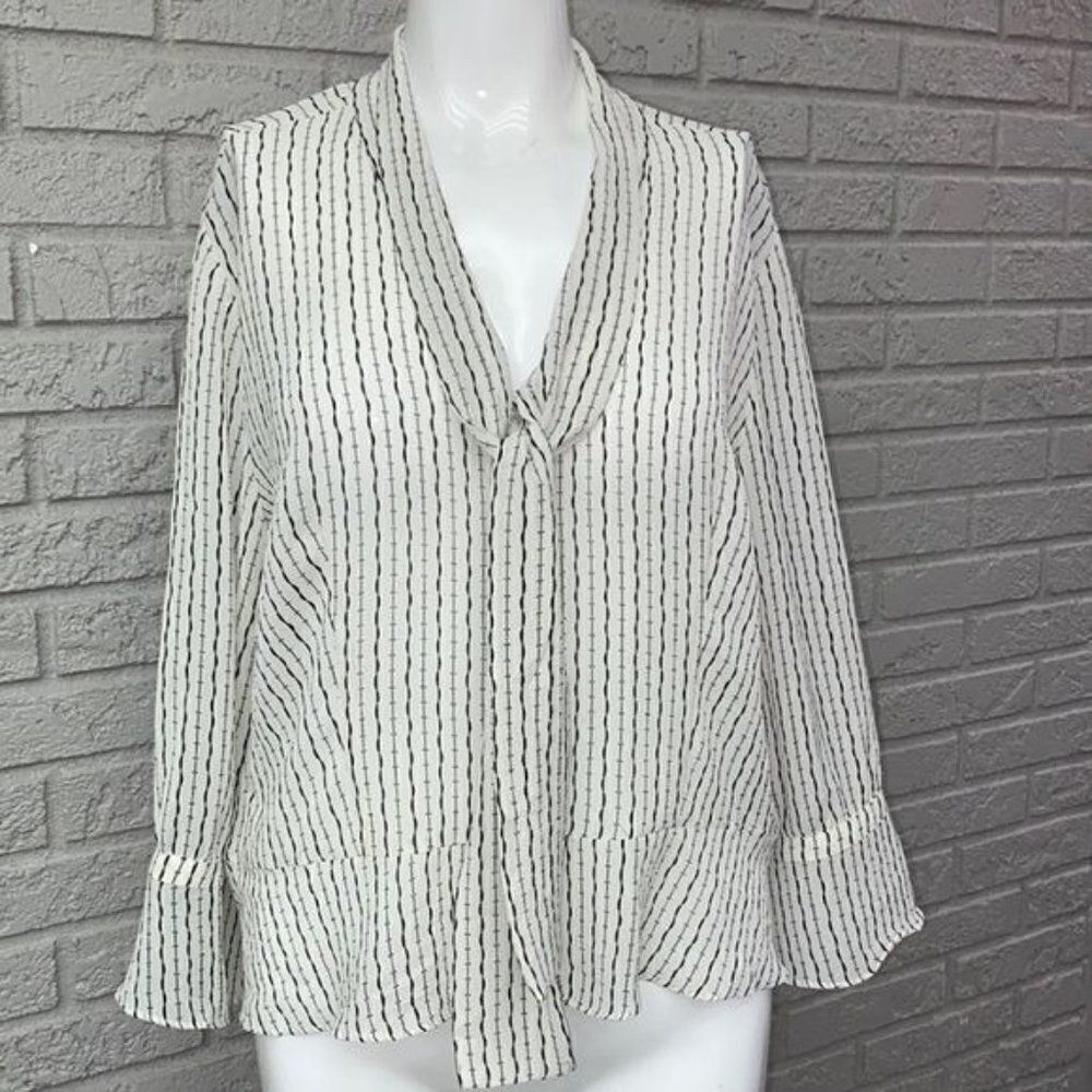 Emma James Striped Blouse Size 14P